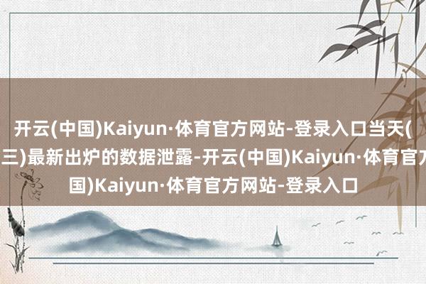 开云(中国)Kaiyun·体育官方网站-登录入口当天(2024/11/13周三)最新出炉的数据泄露-开云(中国)Kaiyun·体育官方网站-登录入口