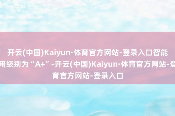 开云(中国)Kaiyun·体育官方网站-登录入口智能转债信用级别为“A+”-开云(中国)Kaiyun·体育官方网站-登录入口