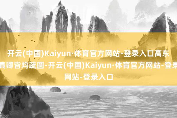 开云(中国)Kaiyun·体育官方网站-登录入口高东谈主真卿