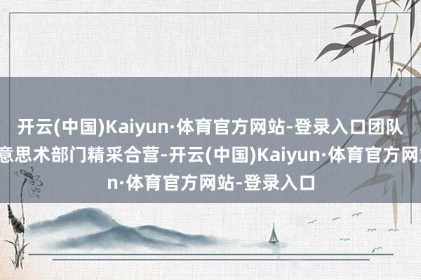 开云(中国)Kaiyun·体育官方网站-登录入口团队现在正与