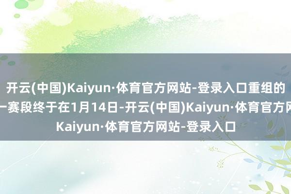 开云(中国)Kaiyun·体育官方网站-登录入口重组的LPL 2026第一赛段终于在1月14日-开云(中国)Kaiyun·体育官方网站-登录入口