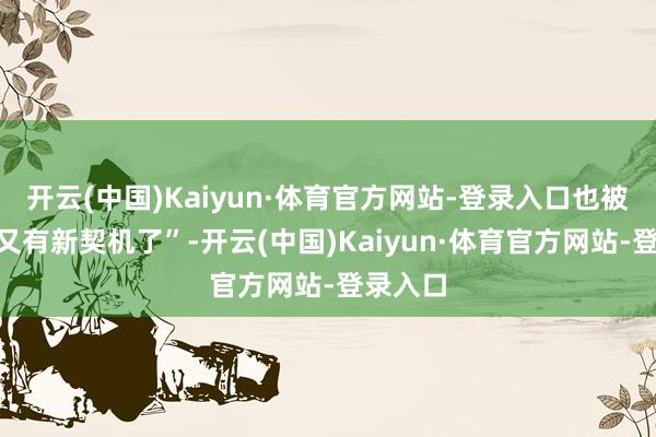 开云(中国)Kaiyun·体育官方网站-登录入口也被当成“又