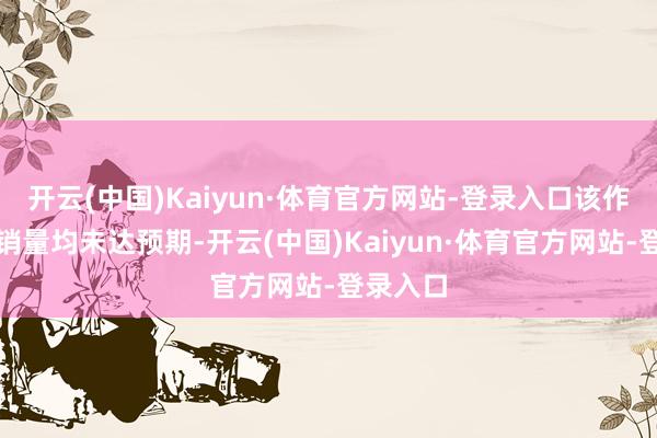 开云(中国)Kaiyun·体育官方网站-登录入口该作口碑与销量均未达预期-开云(中国)Kaiyun·体育官方网站-登录入口