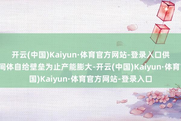 开云(中国)Kaiyun·体育官方网站-登录入口供给端:高环保及中间体自给壁垒为止产能膨大-开云(中国)Kaiyun·体育官方网站-登录入口